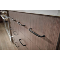 Worldwide Flooring Design Center Charlotte Pull 4 Inch (c-c) Flat Black Charlotte Pull 4 Inch (c-c) Flat Black Top Knobs Decorative Hardware