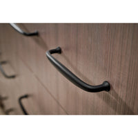Worldwide Flooring Design Center Charlotte Pull 4 Inch (c-c) Flat Black Charlotte Pull 4 Inch (c-c) Flat Black Top Knobs Decorative Hardware