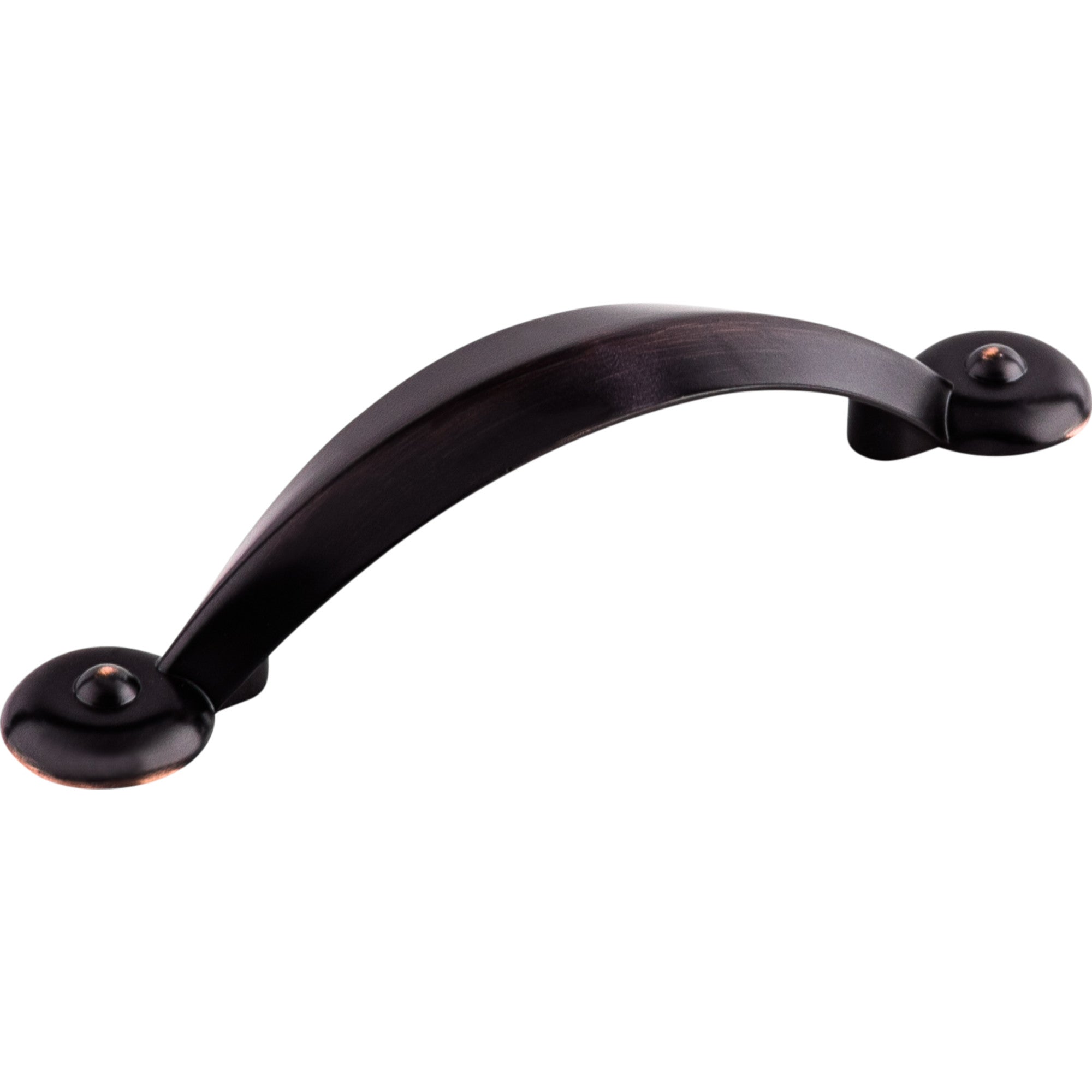Worldwide Flooring Design Center Angle Pull 3 Inch (c-c) Tuscan Bronze Angle Pull 3 Inch (c-c) Tuscan Bronze Top Knobs Decorative Hardware