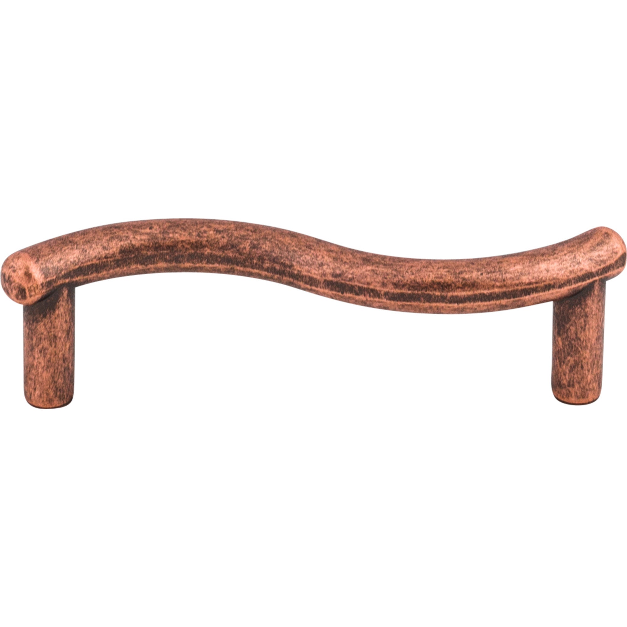 Worldwide Flooring Design Center Spiral Pull 3 Inch (c-c) Antique Copper Spiral Pull 3 Inch (c-c) Antique Copper Top Knobs Decorative Hardware