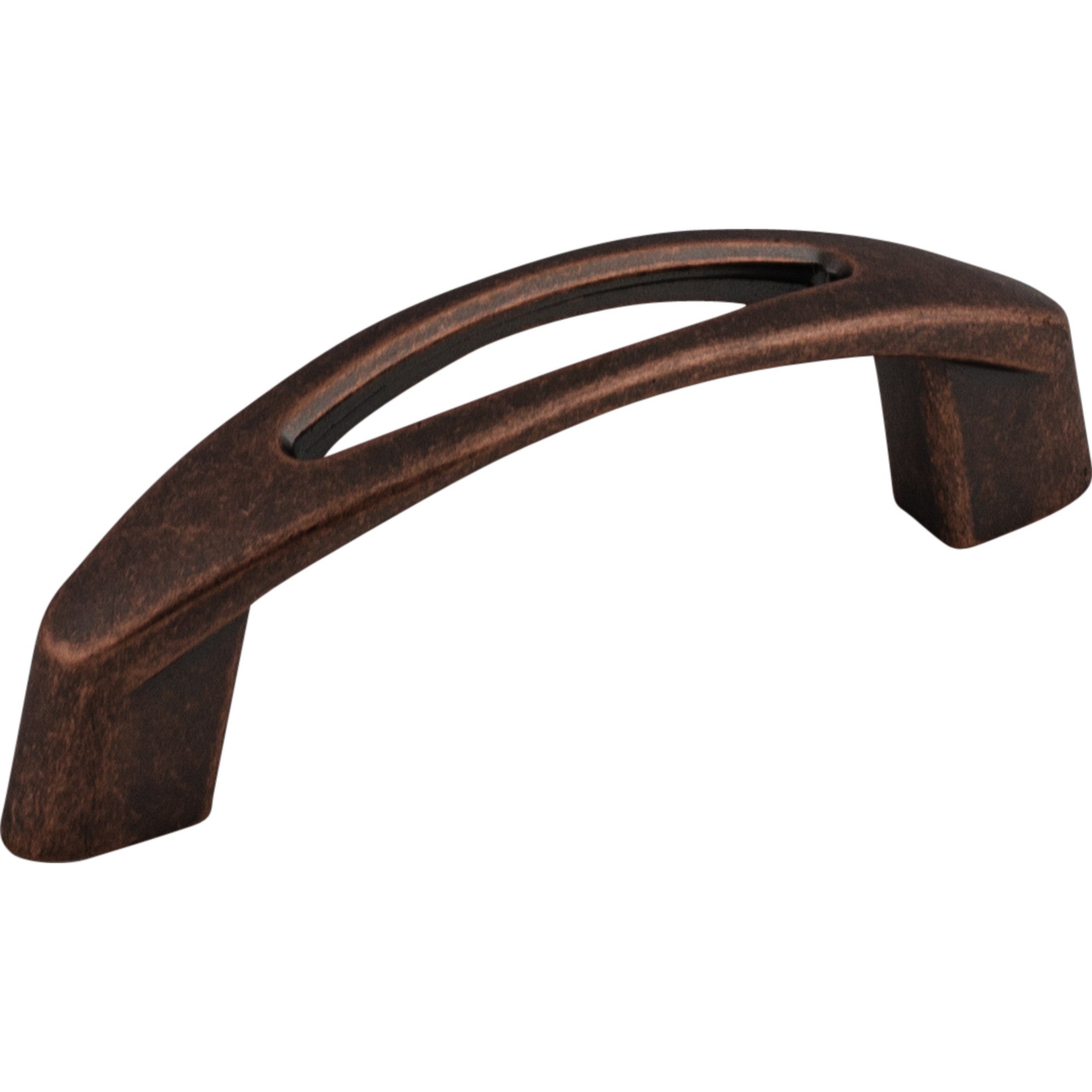 Worldwide Flooring Design Center Verona Pull 3 Inch (c-c) Antique Copper Verona Pull 3 Inch (c-c) Antique Copper Top Knobs Decorative Hardware