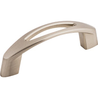 Worldwide Flooring Design Center Verona Pull 3 Inch (c-c) Brushed Satin Nickel Verona Pull 3 Inch (c-c) Brushed Satin Nickel Top Knobs Decorative Hardware