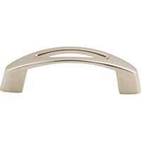 Worldwide Flooring Design Center Verona Pull 3 Inch (c-c) Polished Nickel Verona Pull 3 Inch (c-c) Polished Nickel Top Knobs Decorative Hardware