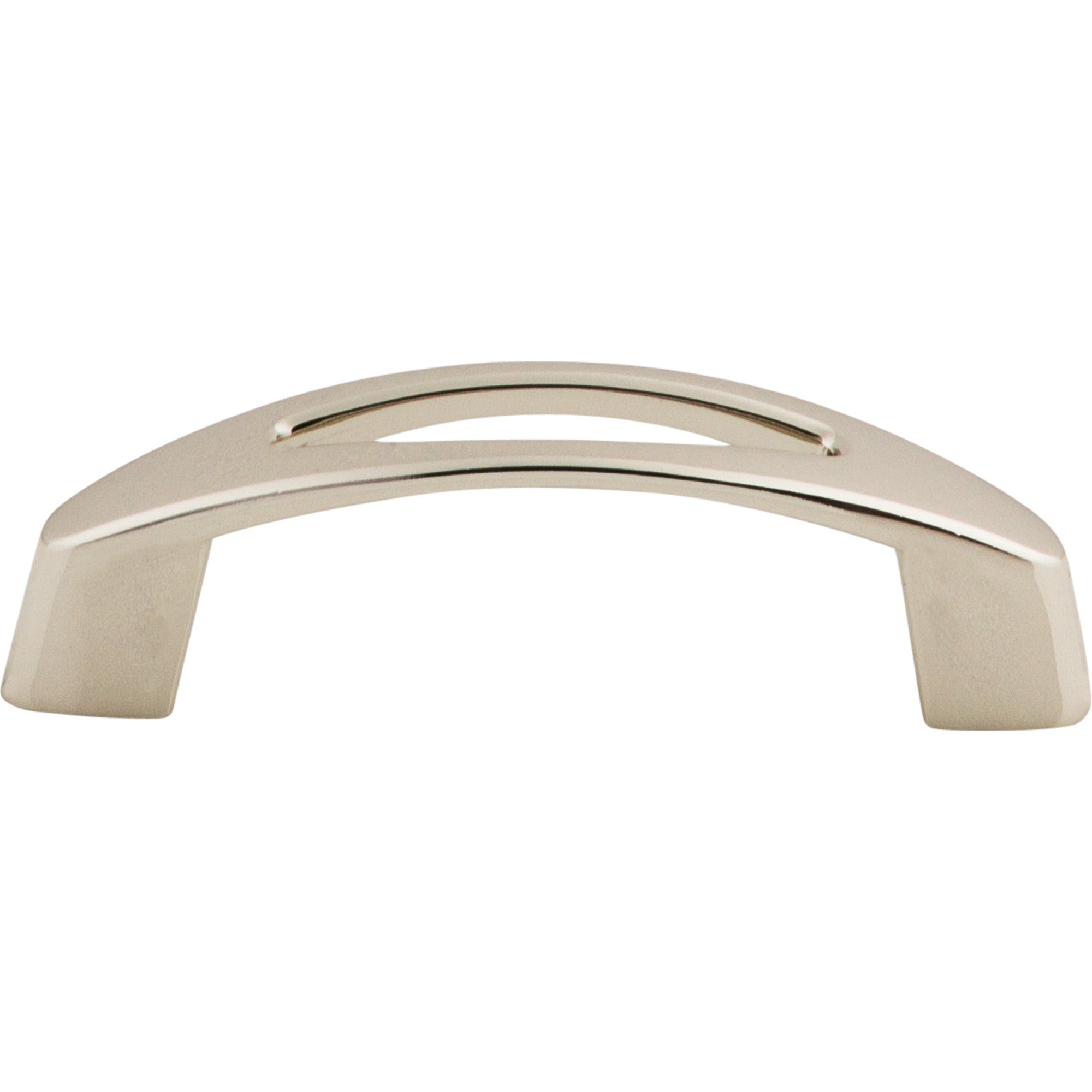 Worldwide Flooring Design Center Verona Pull 3 Inch (c-c) Polished Nickel Verona Pull 3 Inch (c-c) Polished Nickel Top Knobs Decorative Hardware