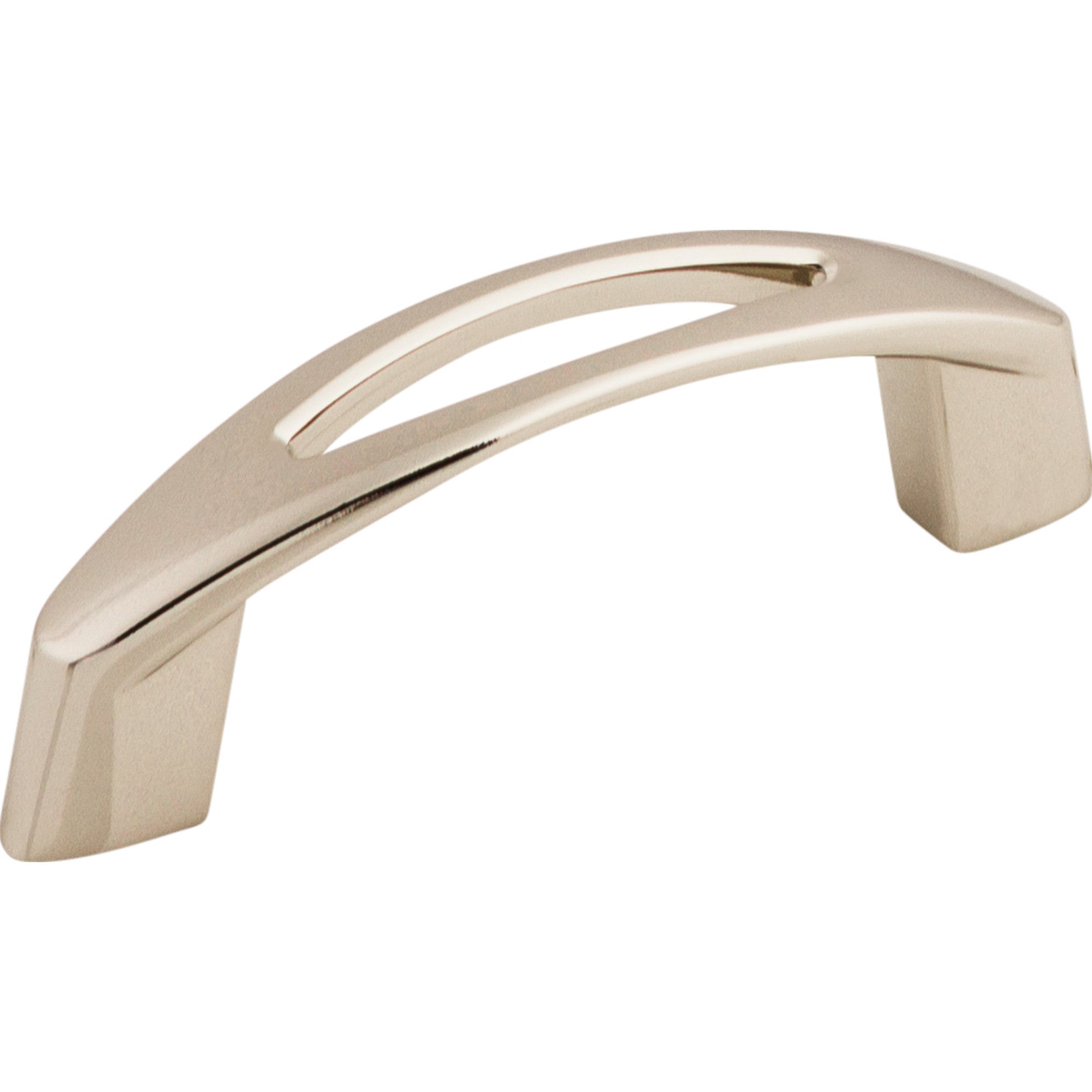 Worldwide Flooring Design Center Verona Pull 3 Inch (c-c) Polished Nickel Verona Pull 3 Inch (c-c) Polished Nickel Top Knobs Decorative Hardware