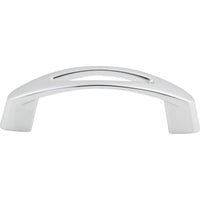 Worldwide Flooring Design Center Verona Pull 3 Inch (c-c) Polished Chrome Verona Pull 3 Inch (c-c) Polished Chrome Top Knobs Decorative Hardware