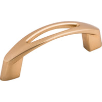 Worldwide Flooring Design Center Verona Pull 3 Inch (c-c) Brushed Bronze Verona Pull 3 Inch (c-c) Brushed Bronze Top Knobs Decorative Hardware