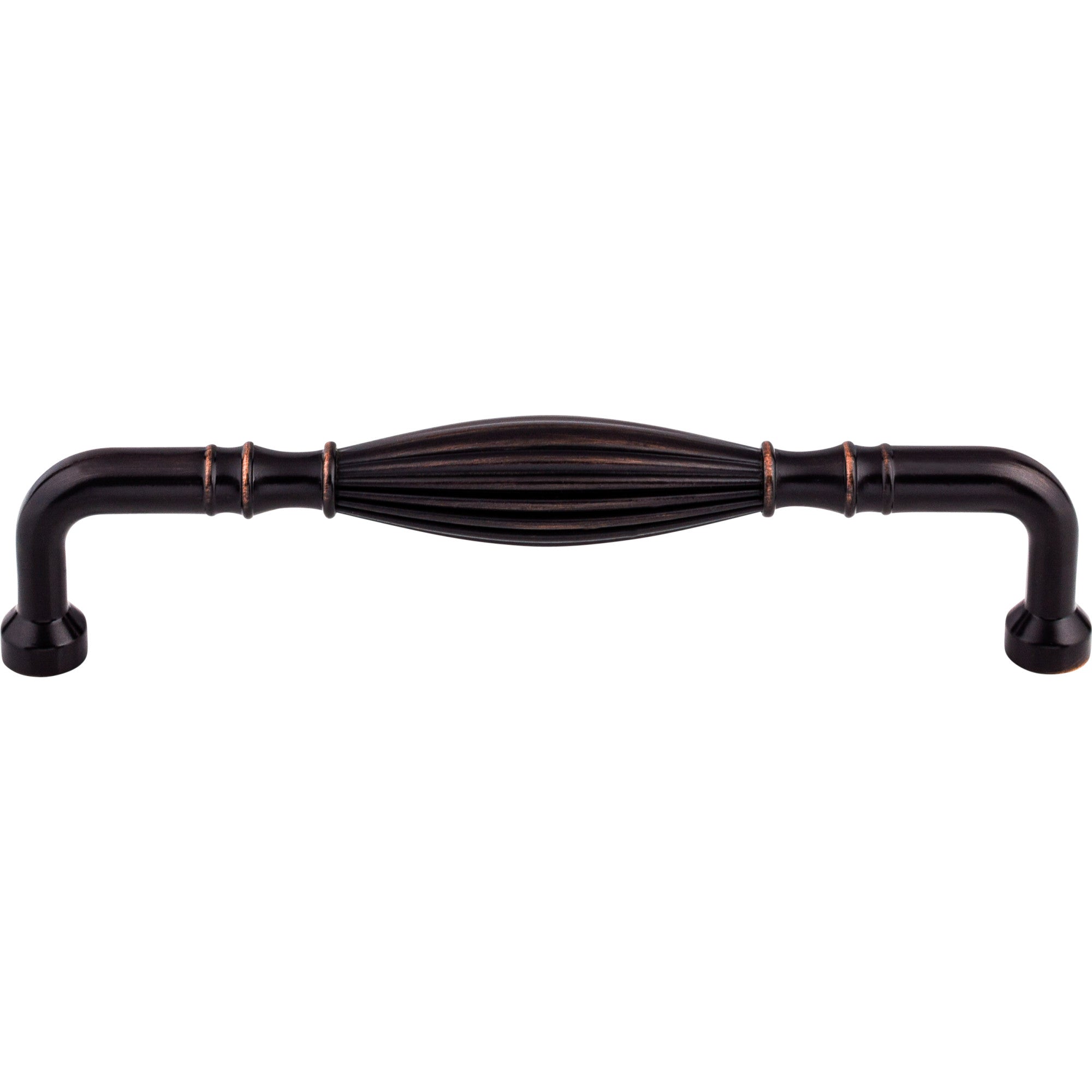 Worldwide Flooring Design Center Tuscany D Pull 7 Inch (c-c) Tuscan Bronze Tuscany D Pull 7 Inch (c-c) Tuscan Bronze Top Knobs Decorative Hardware
