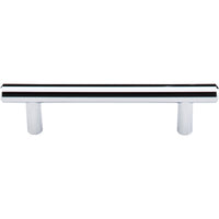 Worldwide Flooring Design Center Hopewell Bar Pull 3 3/4 Inch (c-c) Polished Chrome Hopewell Bar Pull 3 3/4 Inch (c-c) Polished Chrome Top Knobs Decorative Hardware