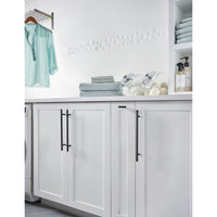 Worldwide Flooring Design Center Hopewell Bar Pull 5 1/16 Inch (c-c) Polished Chrome Hopewell Bar Pull 5 1/16 Inch (c-c) Polished Chrome Top Knobs Decorative Hardware