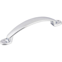 Worldwide Flooring Design Center Arendal Pull 3 3/4 Inch (c-c) Polished Chrome Arendal Pull 3 3/4 Inch (c-c) Polished Chrome Top Knobs Decorative Hardware