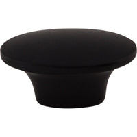 Worldwide Flooring Design Center Dakota Oval Knob 1 1/2 Inch Flat Black Dakota Oval Knob 1 1/2 Inch Flat Black Top Knobs Decorative Hardware