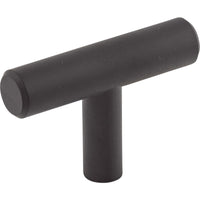 Worldwide Flooring Design Center Hopewell T-Handle 2 Inch Flat Black Hopewell T-Handle 2 Inch Flat Black Top Knobs Decorative Hardware