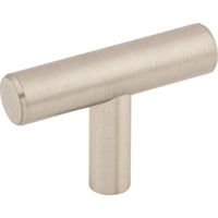 Worldwide Flooring Design Center Hopewell T-Handle 2 Inch Brushed Satin Nickel Hopewell T-Handle 2 Inch Brushed Satin Nickel Top Knobs Decorative Hardware