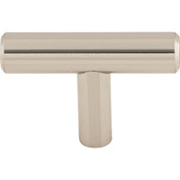 Worldwide Flooring Design Center Hopewell T-Handle 2 Inch Polished Nickel Hopewell T-Handle 2 Inch Polished Nickel Top Knobs Decorative Hardware