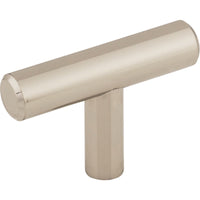 Worldwide Flooring Design Center Hopewell T-Handle 2 Inch Polished Nickel Hopewell T-Handle 2 Inch Polished Nickel Top Knobs Decorative Hardware