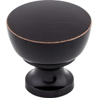 Worldwide Flooring Design Center Bergen Knob 1 1/4 Inch Tuscan Bronze Bergen Knob 1 1/4 Inch Tuscan Bronze Top Knobs Decorative Hardware