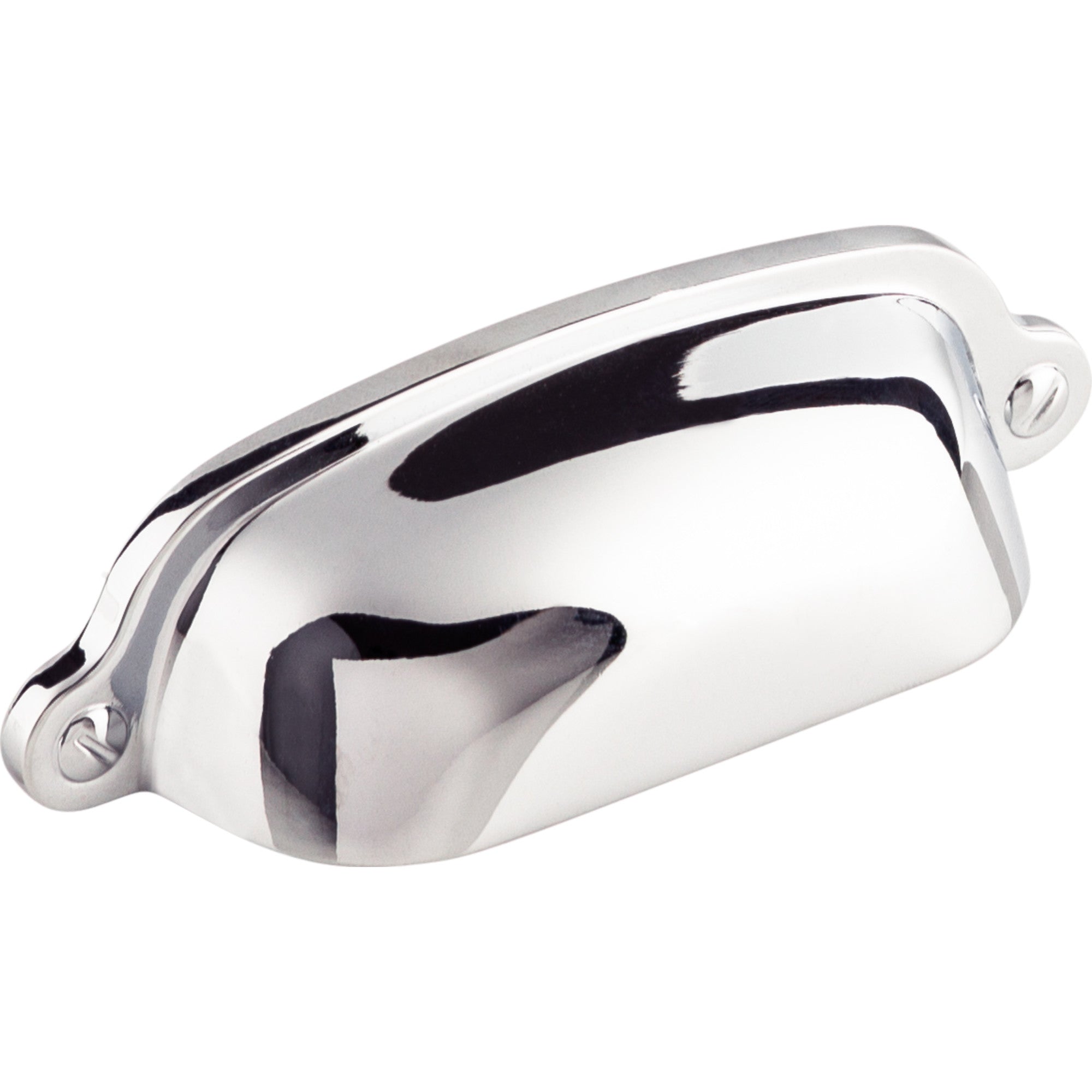 Worldwide Flooring Design Center Charlotte Cup Pull 2 9/16 Inch (c-c) Polished Chrome Charlotte Cup Pull 2 9/16 Inch (c-c) Polished Chrome Top Knobs Decorative Hardware