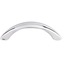 Worldwide Flooring Design Center Arc Pull 3 Inch (c-c) Polished Chrome Arc Pull 3 Inch (c-c) Polished Chrome Top Knobs Decorative Hardware