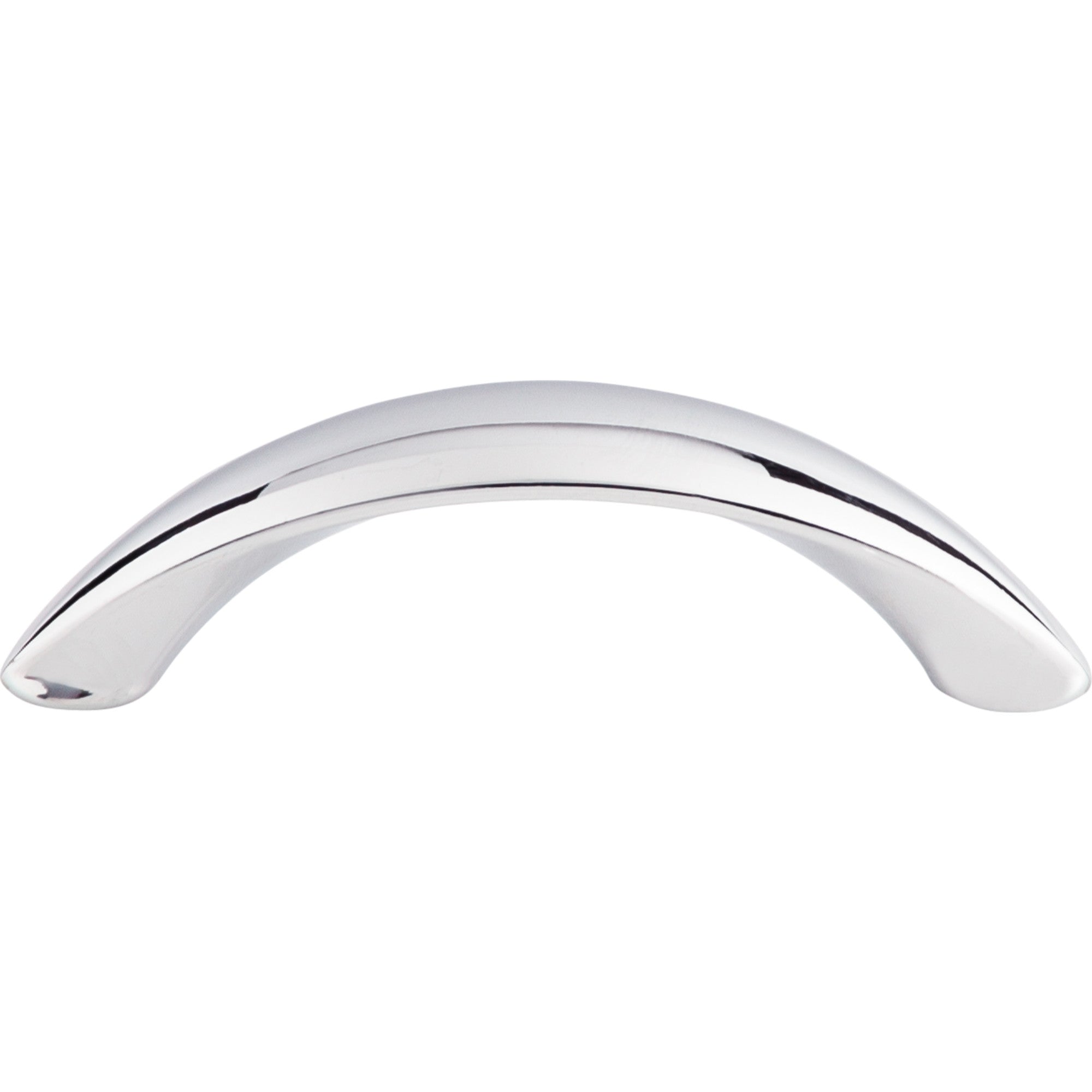 Worldwide Flooring Design Center Arc Pull 3 Inch (c-c) Polished Chrome Arc Pull 3 Inch (c-c) Polished Chrome Top Knobs Decorative Hardware