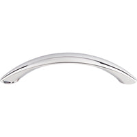 Worldwide Flooring Design Center Arc Pull 4 Inch (c-c) Polished Chrome Arc Pull 4 Inch (c-c) Polished Chrome Top Knobs Decorative Hardware