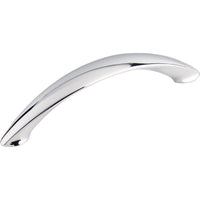 Worldwide Flooring Design Center Arc Pull 4 Inch (c-c) Polished Chrome Arc Pull 4 Inch (c-c) Polished Chrome Top Knobs Decorative Hardware