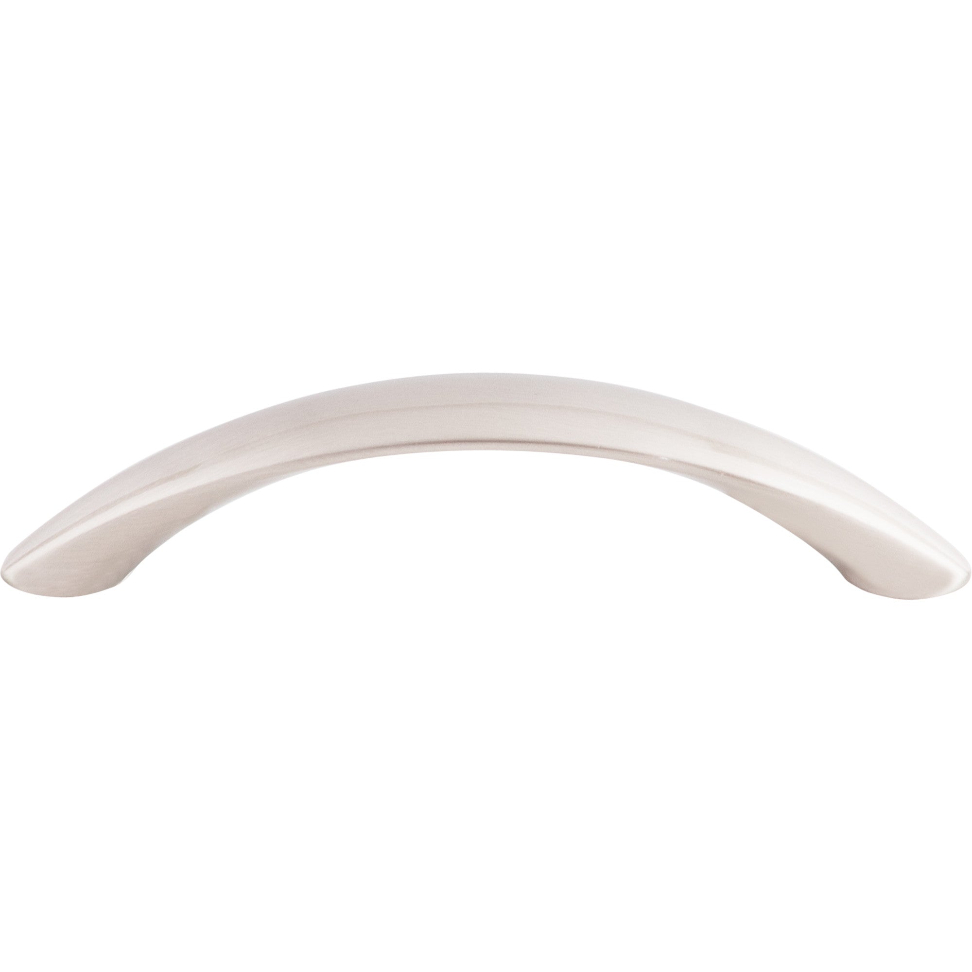 Worldwide Flooring Design Center Arc Pull 4 Inch (c-c) Brushed Satin Nickel Arc Pull 4 Inch (c-c) Brushed Satin Nickel Top Knobs Decorative Hardware