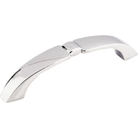 Worldwide Flooring Design Center Lida Pull 3 3/4 Inch (c-c) Polished Chrome Lida Pull 3 3/4 Inch (c-c) Polished Chrome Top Knobs Decorative Hardware