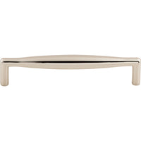 Worldwide Flooring Design Center Flute Pull 5 1/16 Inch (c-c) Polished Nickel Flute Pull 5 1/16 Inch (c-c) Polished Nickel Top Knobs Decorative Hardware