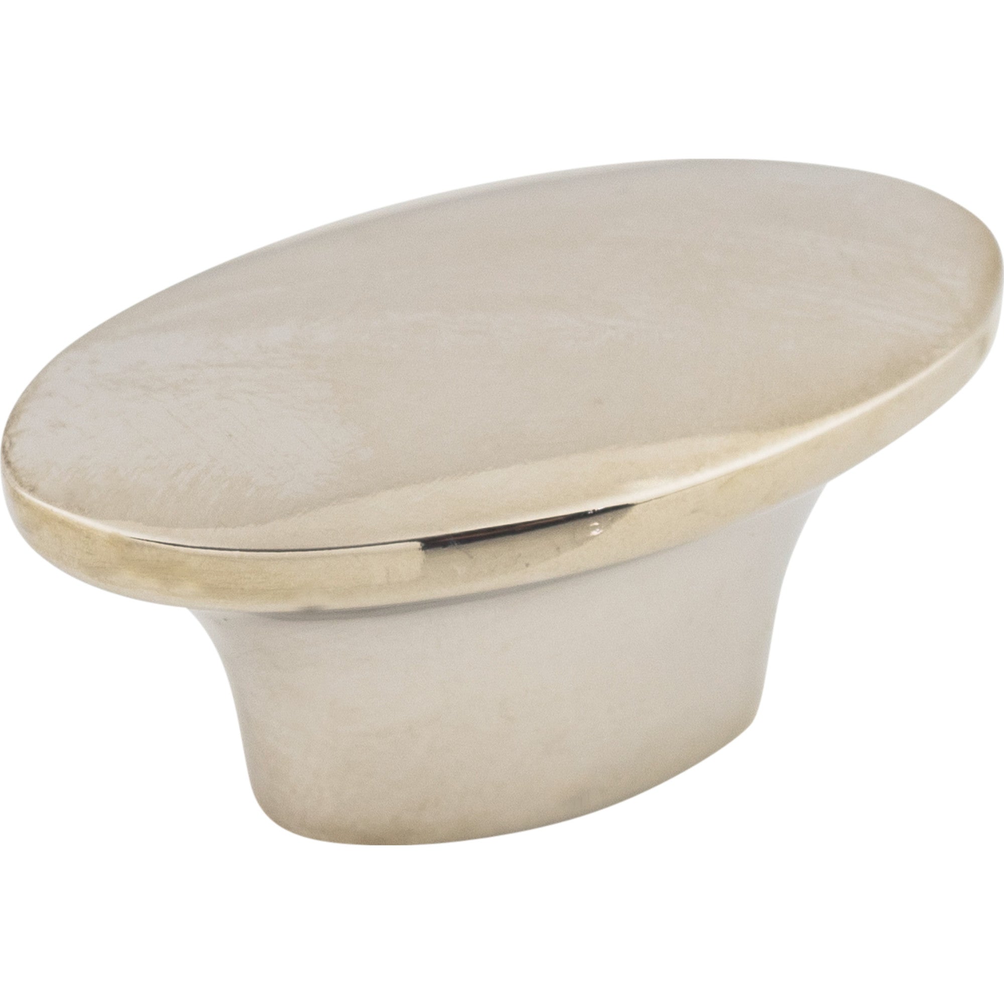 Worldwide Flooring Design Center Dakota Oval Knob 1 1/2 Inch Polished Nickel Dakota Oval Knob 1 1/2 Inch Polished Nickel Top Knobs Decorative Hardware