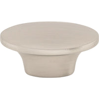 Worldwide Flooring Design Center Dakota Oval Knob 1 1/2 Inch Brushed Satin Nickel Dakota Oval Knob 1 1/2 Inch Brushed Satin Nickel Top Knobs Decorative Hardware
