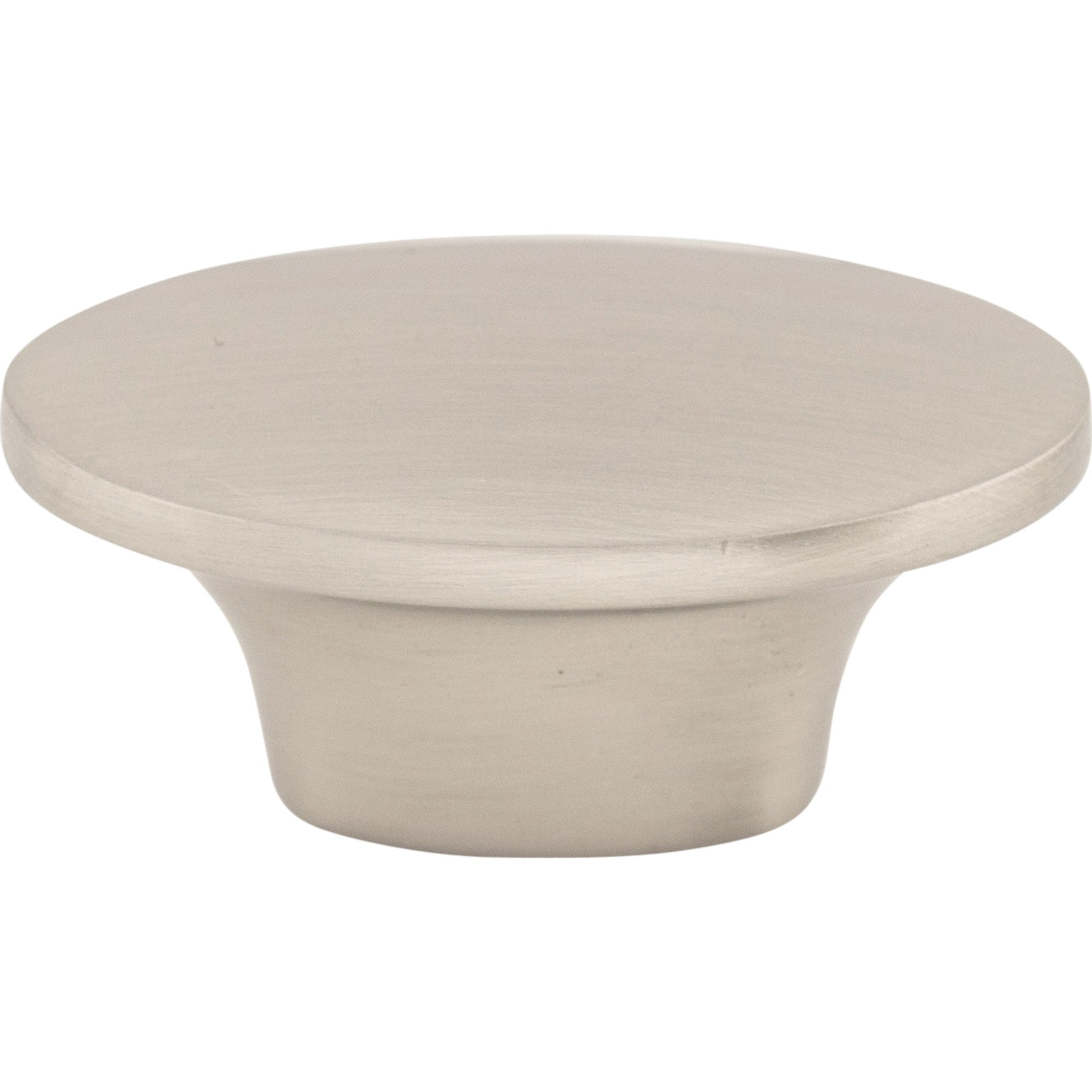 Worldwide Flooring Design Center Dakota Oval Knob 1 1/2 Inch Brushed Satin Nickel Dakota Oval Knob 1 1/2 Inch Brushed Satin Nickel Top Knobs Decorative Hardware