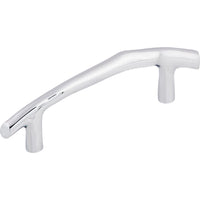 Worldwide Flooring Design Center Aspen II Twig Pull 3 1/2 Inch (c-c) Polished Chrome Aspen II Twig Pull 3 1/2 Inch (c-c) Polished Chrome Top Knobs Decorative Hardware