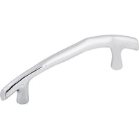 Worldwide Flooring Design Center Aspen II Twig Pull 5 Inch (c-c) Polished Chrome Aspen II Twig Pull 5 Inch (c-c) Polished Chrome Top Knobs Decorative Hardware