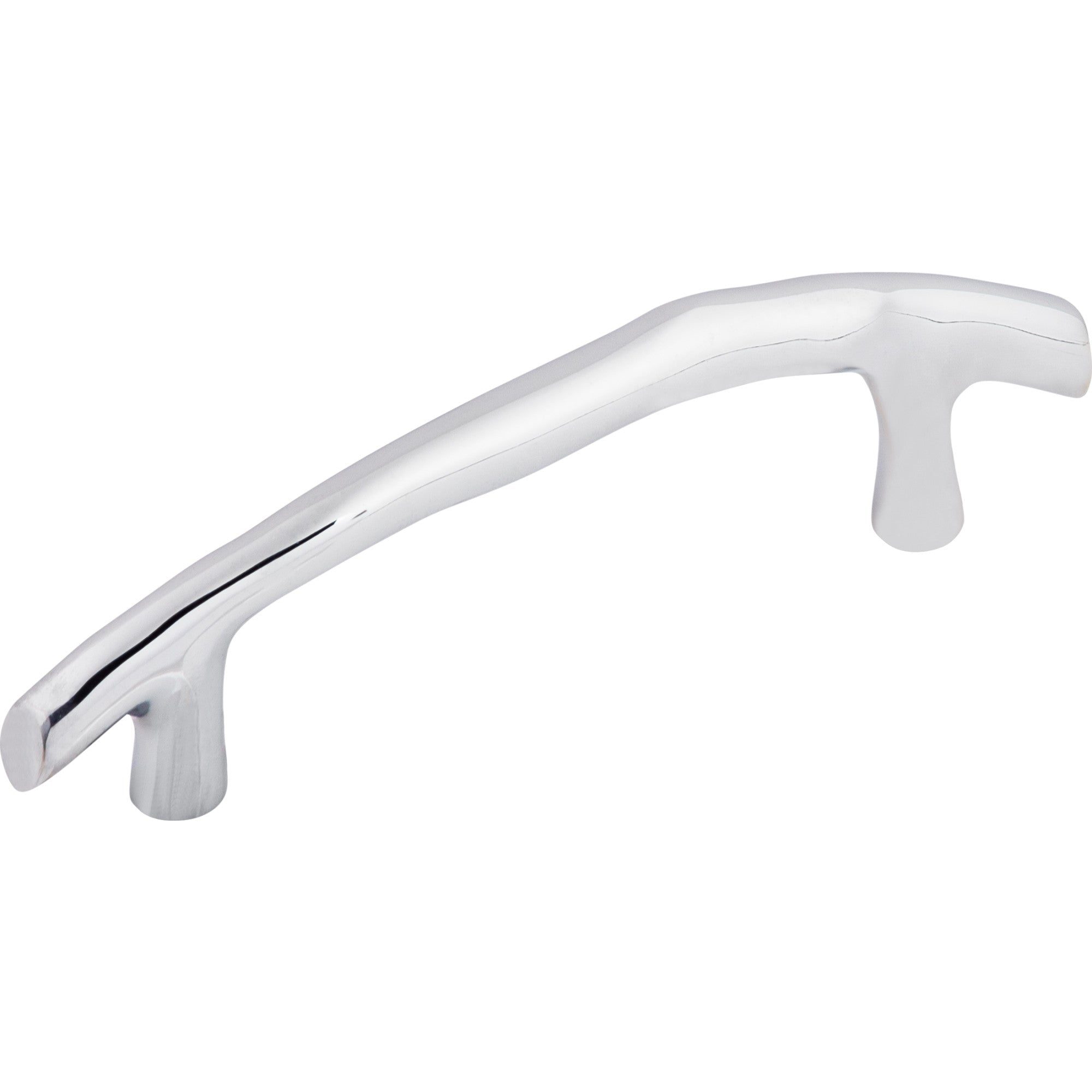 Worldwide Flooring Design Center Aspen II Twig Pull 5 Inch (c-c) Polished Chrome Aspen II Twig Pull 5 Inch (c-c) Polished Chrome Top Knobs Decorative Hardware