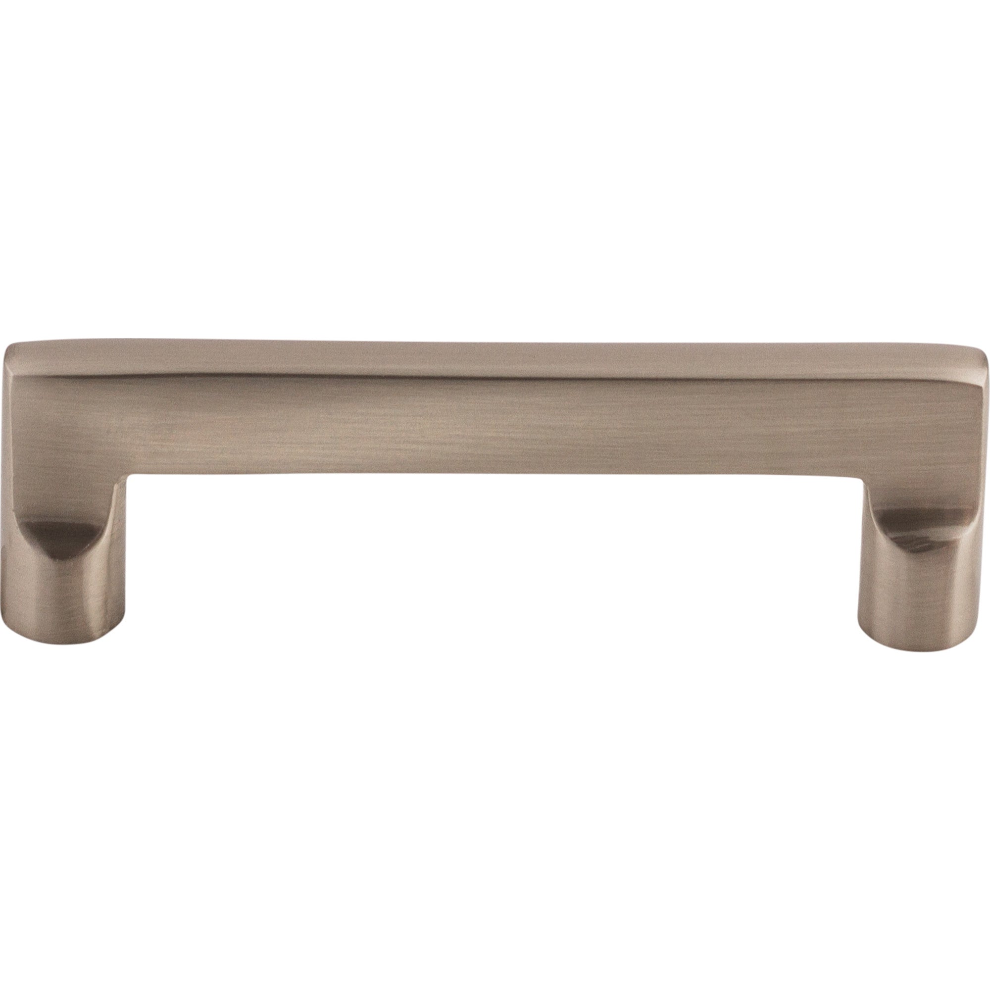 Worldwide Flooring Design Center Aspen II Flat Sided Pull 4 Inch (c-c) Brushed Satin Nickel Aspen II Flat Sided Pull 4 Inch (c-c) Brushed Satin Nickel Top Knobs Decorative Hardware