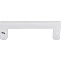 Worldwide Flooring Design Center Aspen II Flat Sided Pull 4 Inch (c-c) Polished Chrome Aspen II Flat Sided Pull 4 Inch (c-c) Polished Chrome Top Knobs Decorative Hardware