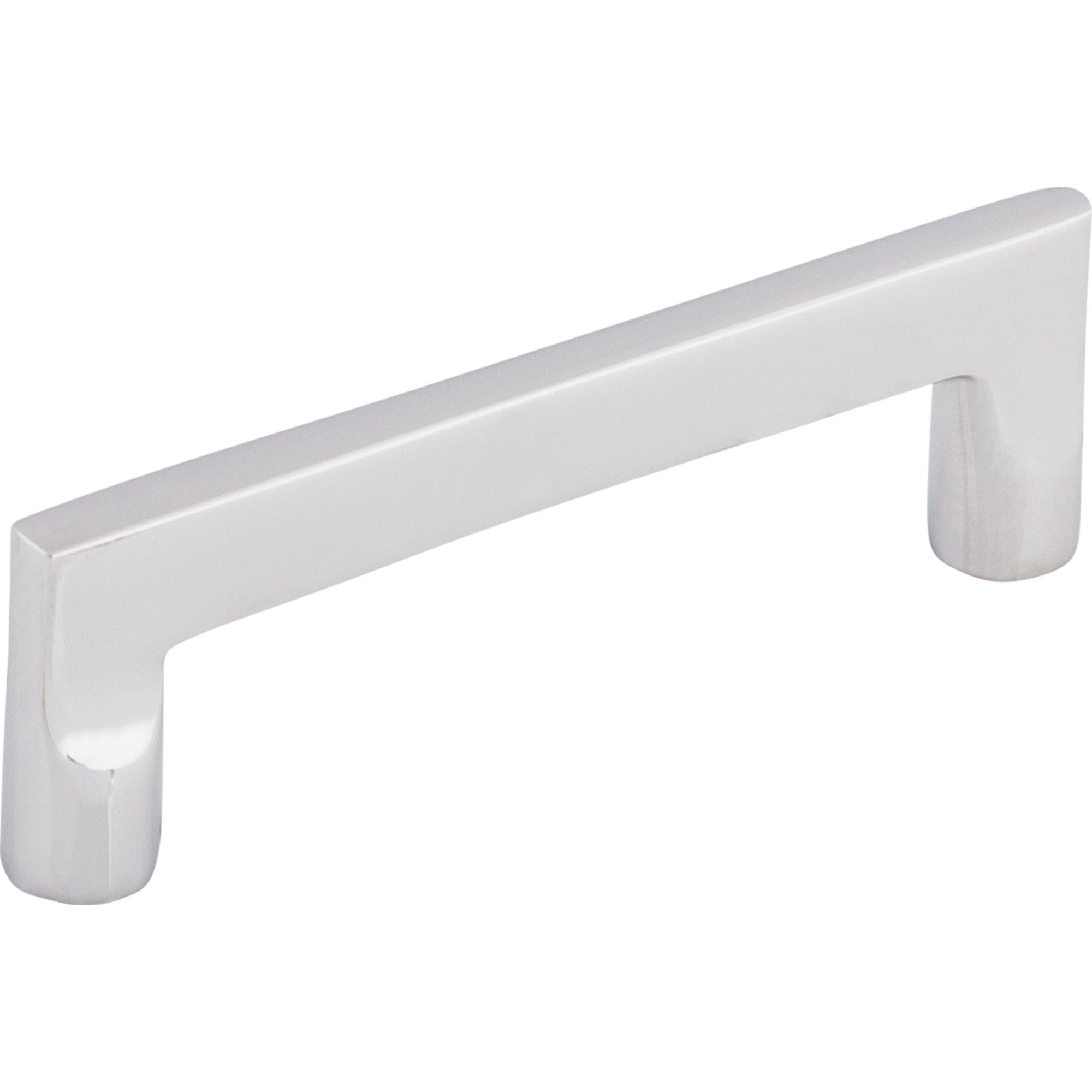 Worldwide Flooring Design Center Aspen II Flat Sided Pull 4 Inch (c-c) Polished Chrome Aspen II Flat Sided Pull 4 Inch (c-c) Polished Chrome Top Knobs Decorative Hardware