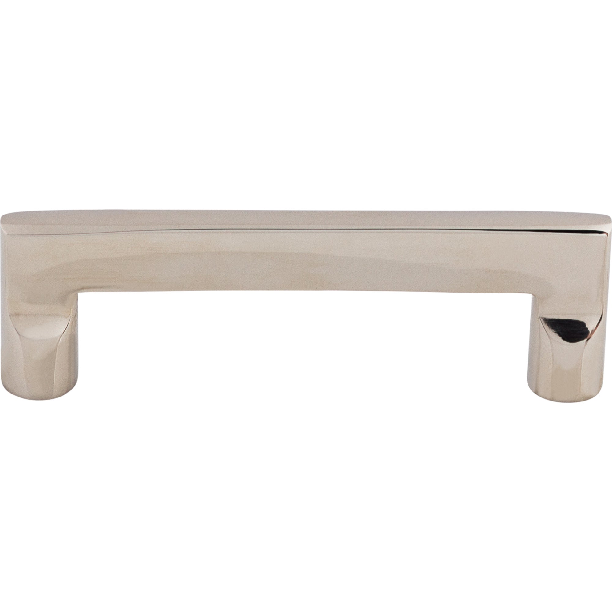 Worldwide Flooring Design Center Aspen II Flat Sided Pull 4 Inch (c-c) Polished Nickel Aspen II Flat Sided Pull 4 Inch (c-c) Polished Nickel Top Knobs Decorative Hardware