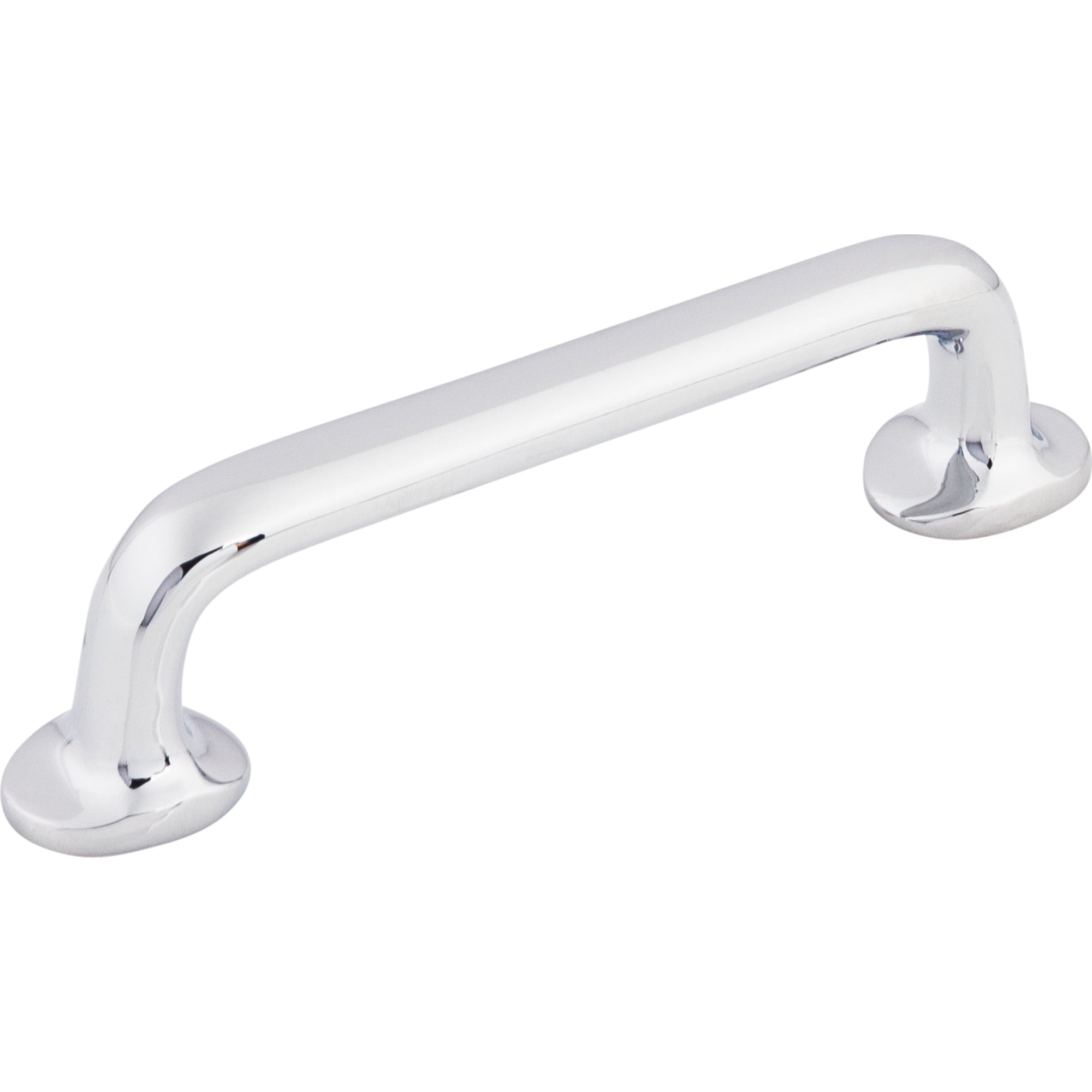Worldwide Flooring Design Center Aspen II Rounded Pull 4 Inch (c-c) Polished Chrome Aspen II Rounded Pull 4 Inch (c-c) Polished Chrome Top Knobs Decorative Hardware