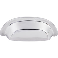 Worldwide Flooring Design Center Aspen II Cup Pull 3 Inch (c-c) Polished Chrome Aspen II Cup Pull 3 Inch (c-c) Polished Chrome Top Knobs Decorative Hardware