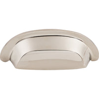 Worldwide Flooring Design Center Aspen II Cup Pull 3 Inch (c-c) Polished Nickel Aspen II Cup Pull 3 Inch (c-c) Polished Nickel Top Knobs Decorative Hardware