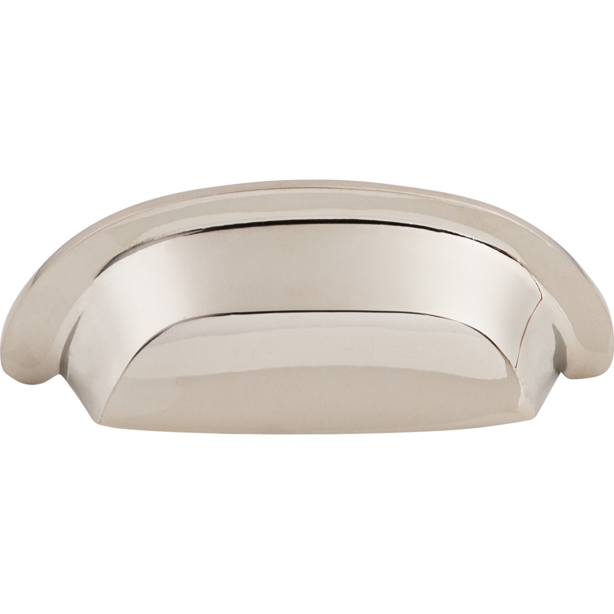 Worldwide Flooring Design Center Aspen II Cup Pull 3 Inch (c-c) Polished Nickel Aspen II Cup Pull 3 Inch (c-c) Polished Nickel Top Knobs Decorative Hardware