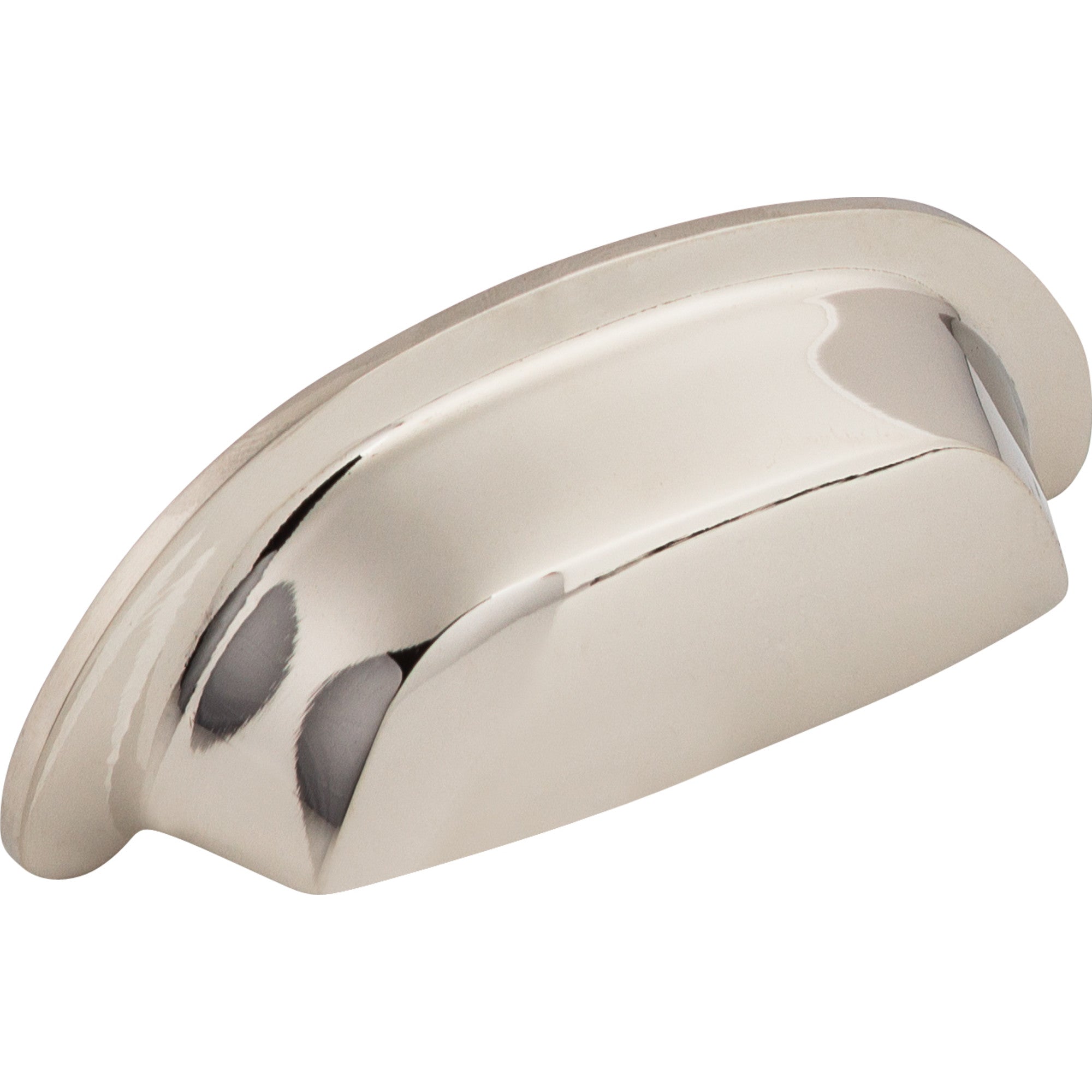 Worldwide Flooring Design Center Aspen II Cup Pull 3 Inch (c-c) Polished Nickel Aspen II Cup Pull 3 Inch (c-c) Polished Nickel Top Knobs Decorative Hardware