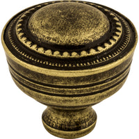 Worldwide Flooring Design Center Contessa Knob 1 1/4 Inch German Bronze Contessa Knob 1 1/4 Inch German Bronze Top Knobs Decorative Hardware