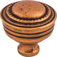 Worldwide Flooring Design Center Contessa Knob 1 1/4 Inch Old English Copper Contessa Knob 1 1/4 Inch Old English Copper Top Knobs Decorative Hardware