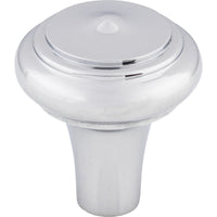 Worldwide Flooring Design Center Aspen II Peak Knob 1 1/4 Inch Polished Chrome Aspen II Peak Knob 1 1/4 Inch Polished Chrome Top Knobs Decorative Hardware