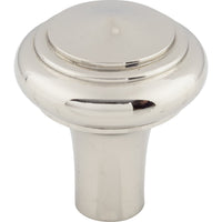 Worldwide Flooring Design Center Aspen II Peak Knob 1 1/4 Inch Polished Nickel Aspen II Peak Knob 1 1/4 Inch Polished Nickel Top Knobs Decorative Hardware