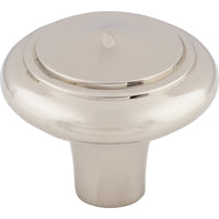 Worldwide Flooring Design Center Aspen II Peak Knob 1 5/8 Inch Polished Nickel Aspen II Peak Knob 1 5/8 Inch Polished Nickel Top Knobs Decorative Hardware