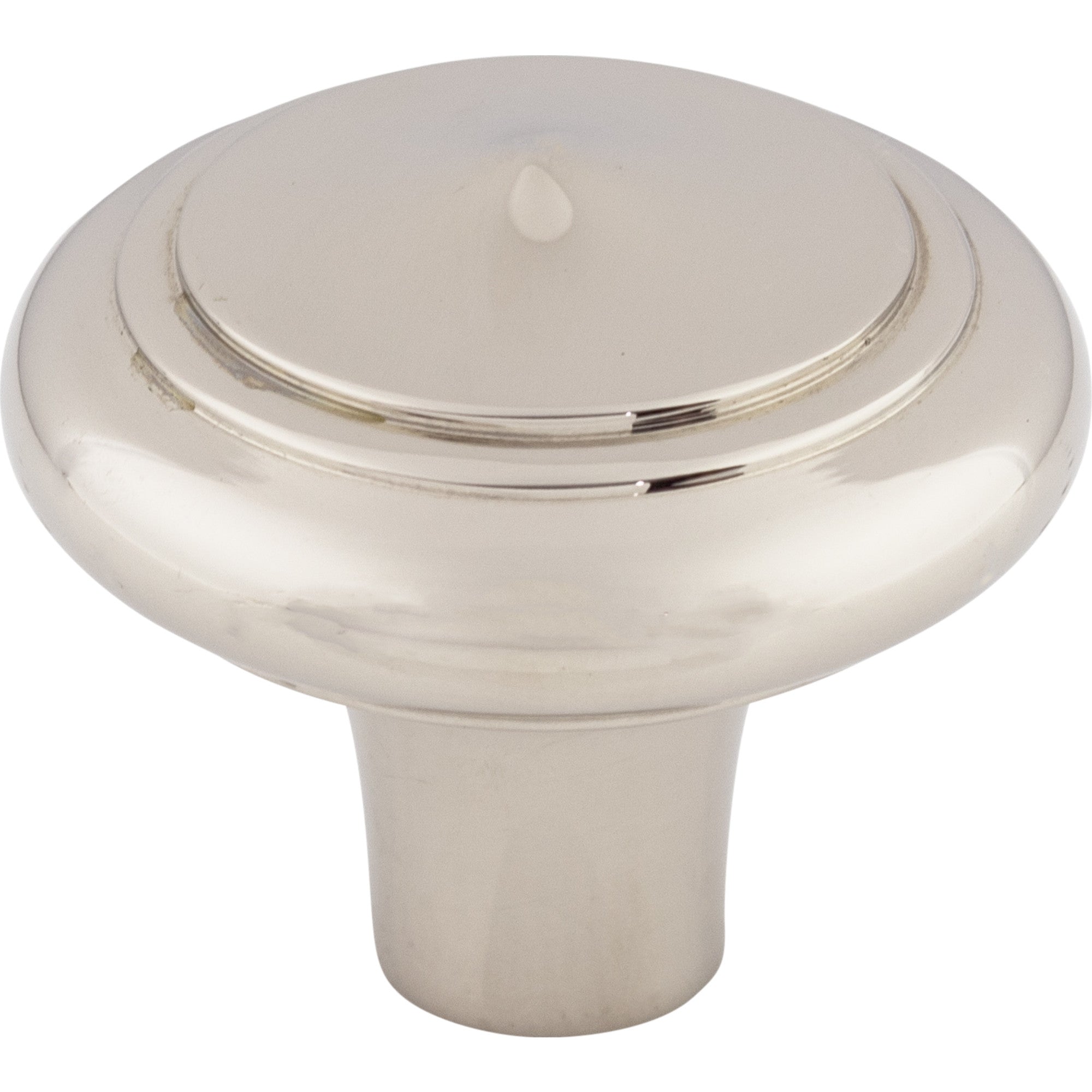 Worldwide Flooring Design Center Aspen II Peak Knob 1 5/8 Inch Polished Nickel Aspen II Peak Knob 1 5/8 Inch Polished Nickel Top Knobs Decorative Hardware